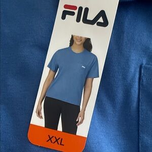 Fila bright cobalt blue pocket tee shirt